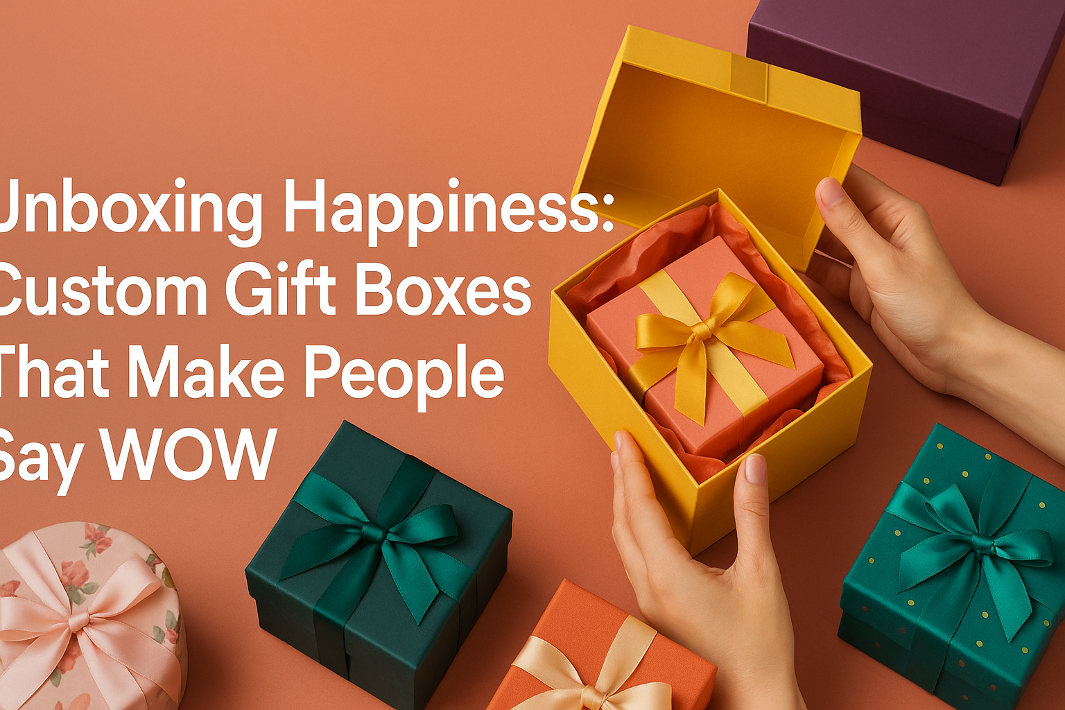 Unboxing Happiness: Custom Gift Boxes That Make People Say WOW ...